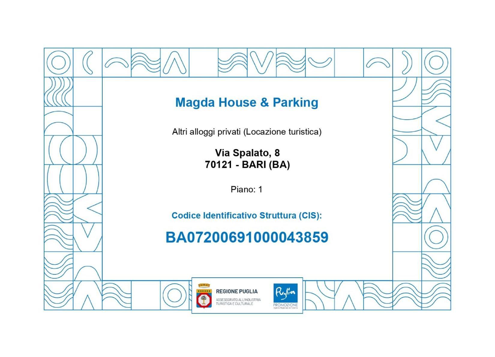 Apartmán Magda House & Parking Bari Exteriér fotografie